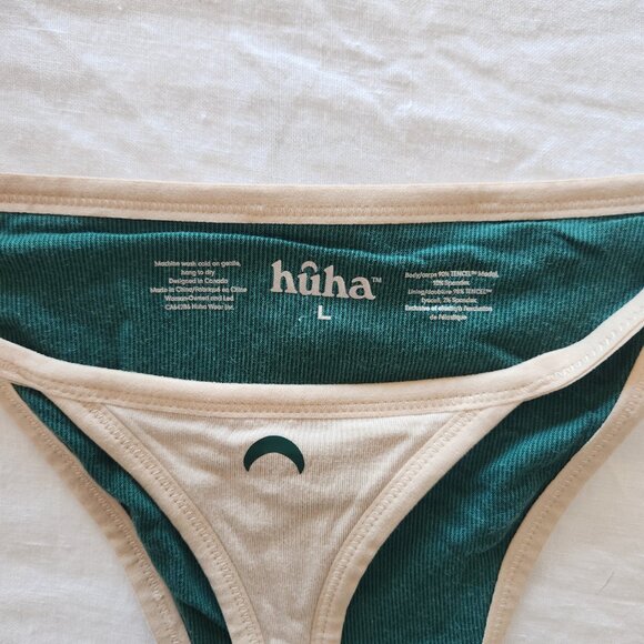 Huha String Thongs (3 Pairs) Black, Lilac, Beige Large NWOT - Picture 6 of 6